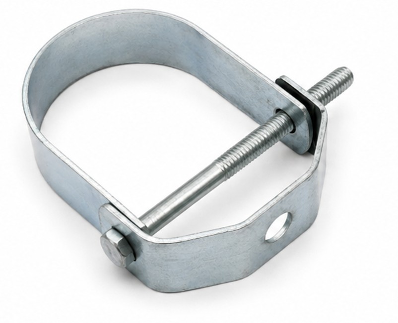 U-type saddle pipe clamp DN65 to DN150