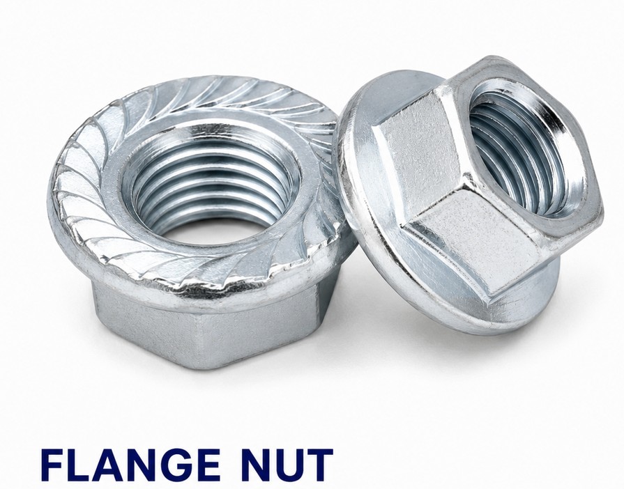 Serrated flange nut