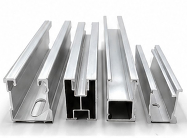 Aluminium solar mounting rail profile